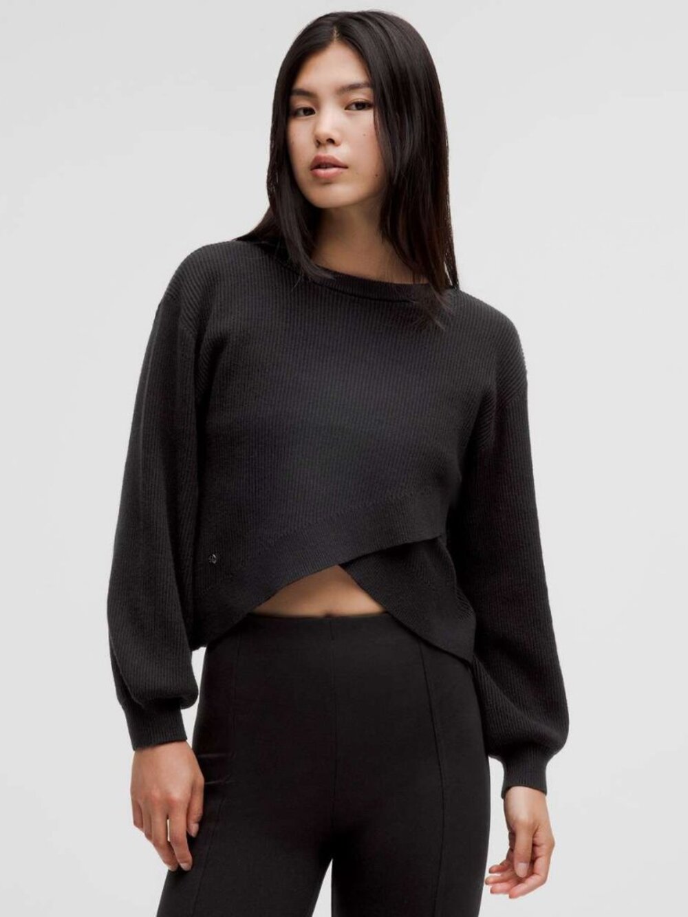 Lulelemon Reversible Crossover Sweater - Black